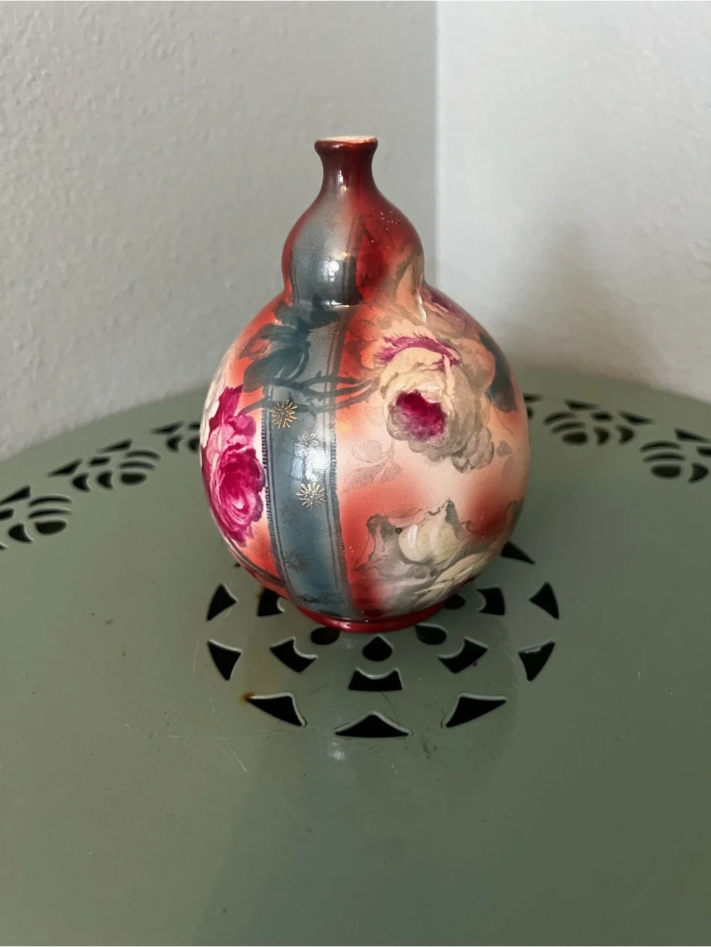 ANTIQUE ROYAL BONN VASE VICTORIAN PORCELAIN By FRANZ MEHLEM GERMANY